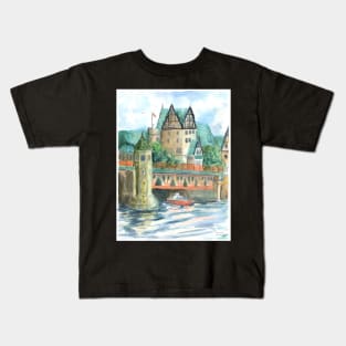 Over the Odra, Szczecin Kids T-Shirt